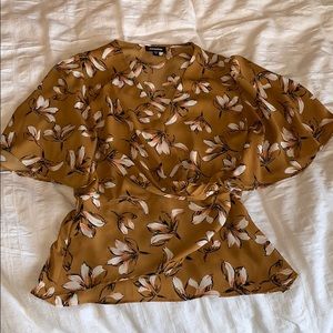 Faux-crossover empire top